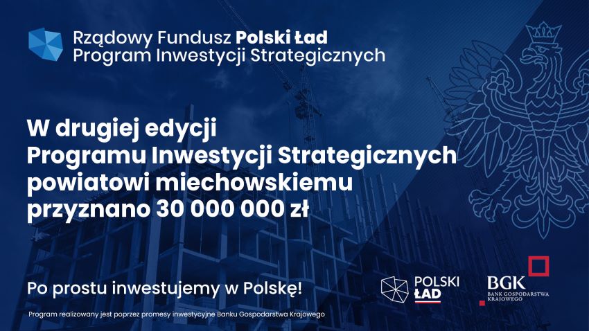 Powiat Miechowski pozyskał 30 mln z Polskiego Ładu na infrastrukturę Parku Technologicznego